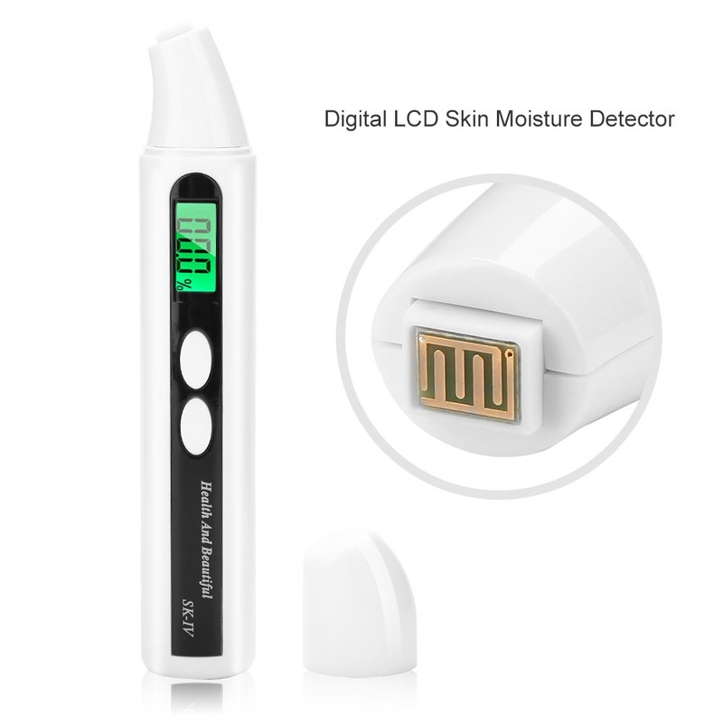 0~99.9% Digital LCD Skin Face Moisture Oil Analyzer Monitor Tester
