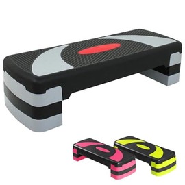 Venbytech for 31 Inch Adjustable Workout Aerobic Step, Exercise Platform Trainer w 4 Adjustabl