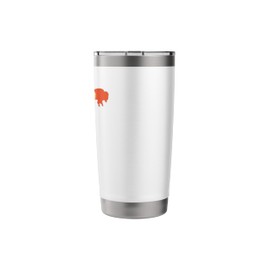 Cool Bison Design For Men Women Kids Buffalo Bison Lovers Stainless Steel Insulated Tumbler