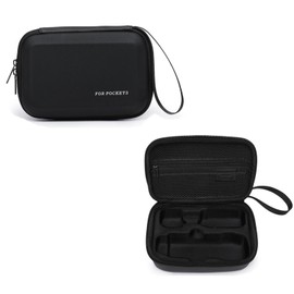 Levigo Hard Shell Sports Camera Protection Storage Bag Compatible with DJI Osmo Pocket 3, Action Camera Accessories, Organiaze Shockproof Travel Portable Handbag, black, sports camera storage case
