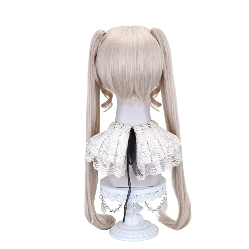 Long Wig Twin Tail Cute Lolita Wig, Costume, Women's, Heat