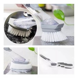 Maluk Store Kit Limpieza Cocina Dispensador Jabón Cepillo Esponja