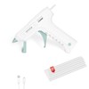 JENABOM Cordless Hot Glue Gun with 20 Pcs Mini Glue