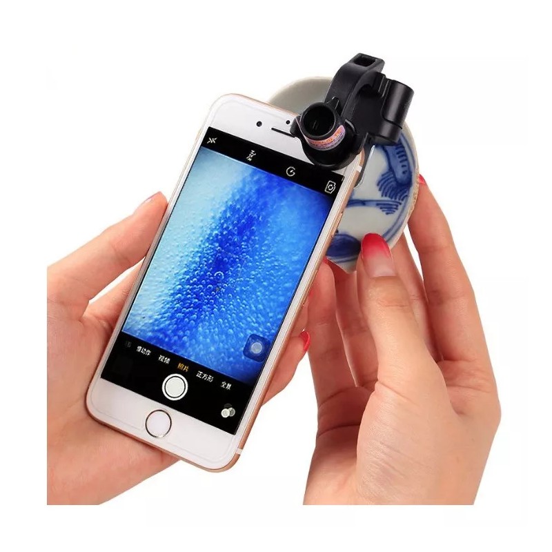 PMARKET Microscopio Lupa Luz Led 90x Naturaleza Y Detector Billetes