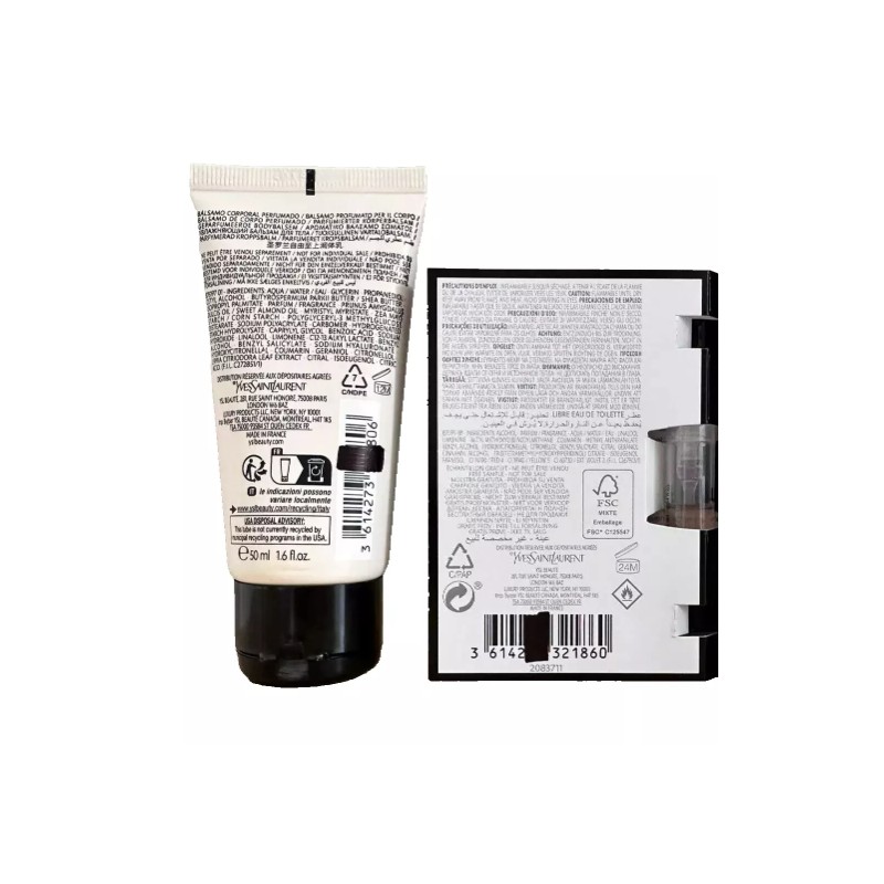 Yves Saint Laurent 2pc LIBRE Body Balm/Cream/Lotion + EDP Perfume