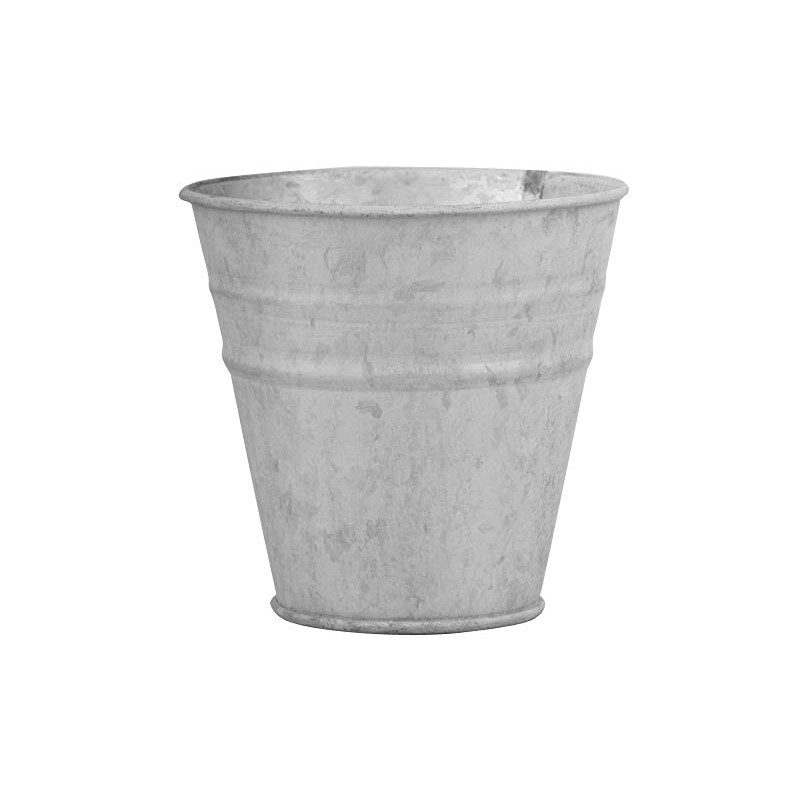 Fallen Fruits 12 cm Old Zinc Flowerpot, OZ50, Grey