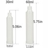 XIAONAN 20 Pcs 60ml LDPE Plastics Dropper Bottle Refillable Empty