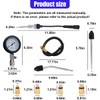 Tuxihapp 9PCS Petrol Engine Cylinder Compression Tester Kit with Spark