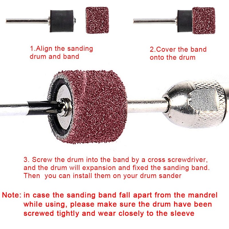 SIQUK 531 Piece Sanding Sleeve Set for Dremel Power Tools,
