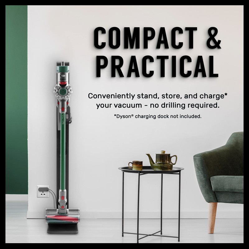 TechOrbits Docking Station Organizer - Vacuum Stand and Attachment Holder,