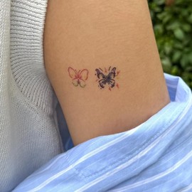 Butterfly A Mini Transfer Tattoo Sticker Mini Tattoo 15ea
