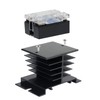 Awxlumv 2Pcs Aluminum Heat Sink SSR Dissipation for Single Phase