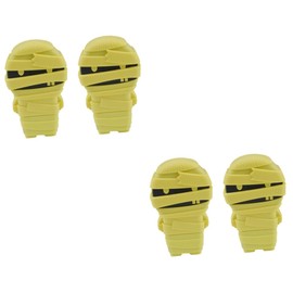 Ciieeo 4pcs Mummy Shaped Correction Tape Roller for Students Cute Office Supply for School Attractive Design for Home and Office Use