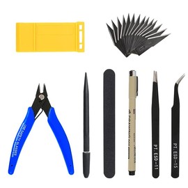 MMOBIEL 21 Pcs Gundam Model Tool Kit Hobby Building Craft Set for Professional Model Building, Repair and Fixing