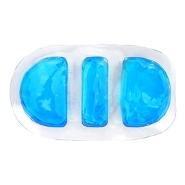 Tbest Paquete de Hielo Frío Refrescante, Compresa Fría de Gel Reutilizable para la Nariz, Azul, 11 x 6.5 cm, Alivia la Inflamación y el Dolor Nasal, Detiene Hemorragias