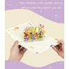 Magic Ants 80th Birthday Card - 3D Pop-Up Happy 80