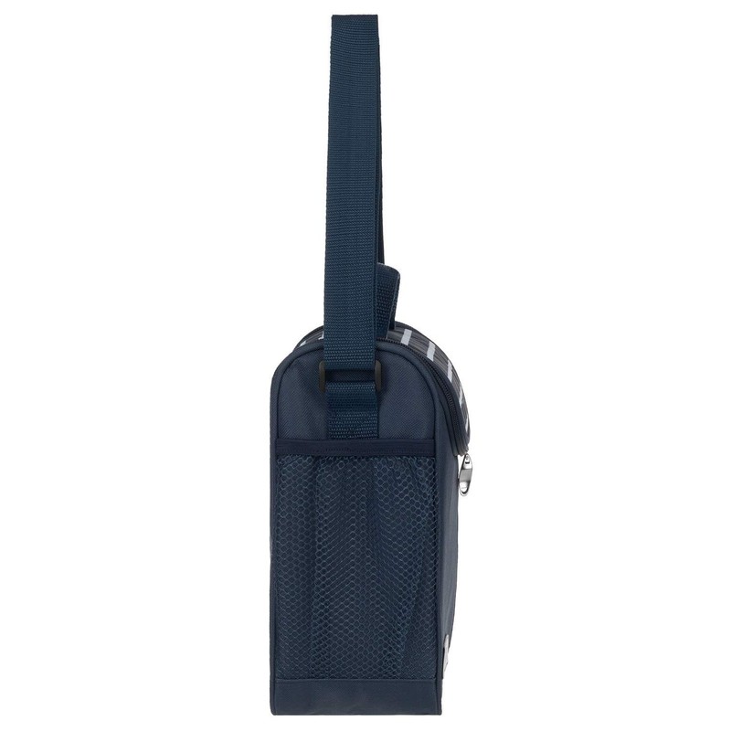 anndora Mini Cool Bag 4 Litre Lunch Bag Blue White