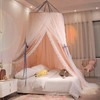 Kertnic Luxurious Bed Canopy for Girls & Adults, Large Elegant