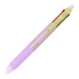 Pilot LKFB-80U Frixion Ball 4 Slim 4 Color Ballpoint Pen, 0.01 inch (0.38 mm), Gradient Purple