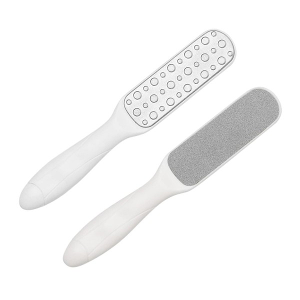 FOMIYES Ergonomic Handle Foot Callus Remover File Double Sided Scraper