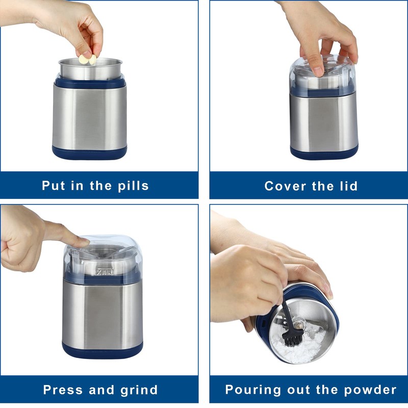 Electric Pill Crusher, Suitable for Small or Large Pills and