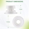 Janhemei RV Plumbing Vent Covers for Roof, 2 Pack White