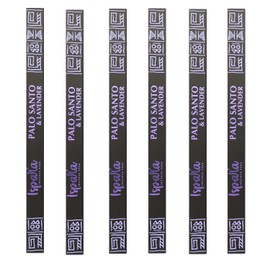 Incienso - Ispalla incense Peru - Pack de 6 tubos con 10 Inciensos Artesanales Peruanos cada tubo, con un suave Aroma a Palo Santo y lavanda