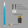 HVTDECOR Flameless Taper Candles Battery Operated with Timer and Remote,