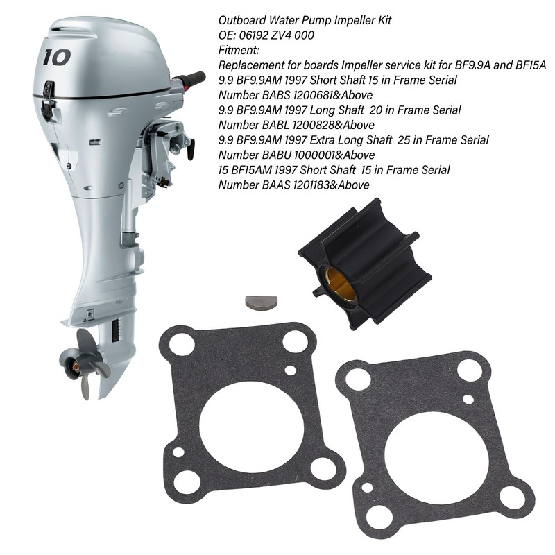 Water Pump Impeller Kit 06192 ZV4 000 Outboard Motor Water