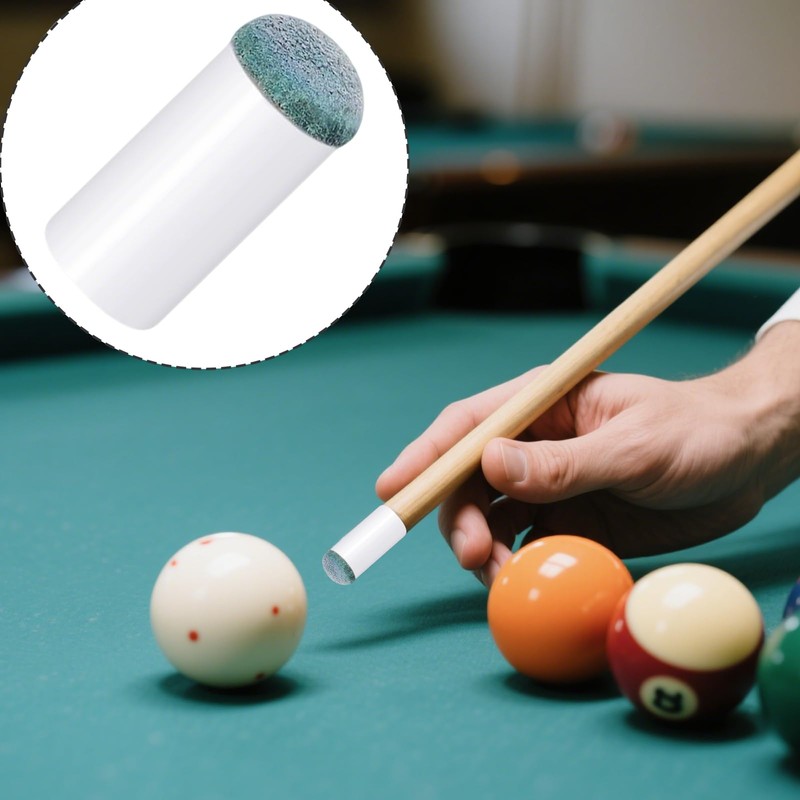 RLMVGBX Pool Cue Tips, 10PCS Snooker Cue Tip, 12mm Pool