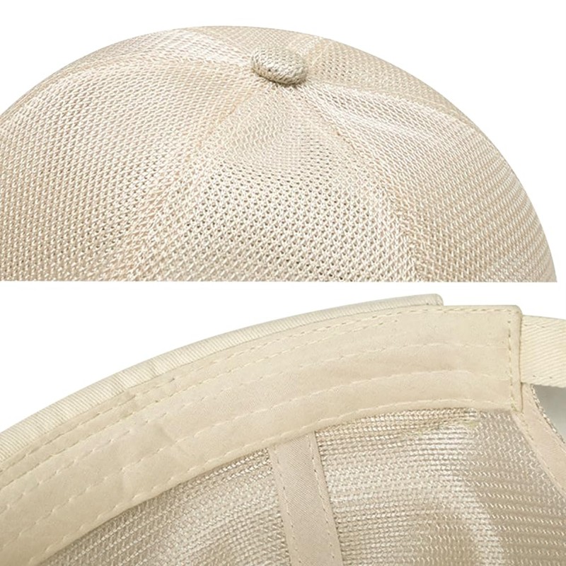 Initlove Docker Hat for Mens Mesh Beanie Cap Breathable Brimless