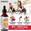 Nusava Vegano Complejo Vitamina B12 Methylcobalamin 120ml Raspberry