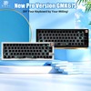 BOYI GMK67S-65% Keyboard Kit,Hot-Swappable BT5.0/2.4G/Type-C Tri-Mode Wireless RGB Mechanical Keyboard