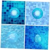 Sosoport Inground Pool Lens Cover Replacement Durable Pool Light Lens