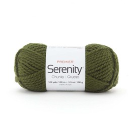 Premier Yarns Serenity Yarn, Yarn for Crocheting and Knitting, Ideal for Beginners and Experienced Crafters, Acrylic Yarn, After Dark, 3.5 oz, 109 yards