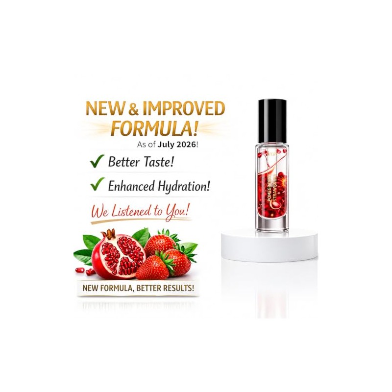 Aceite Labial Transparente 100 Natural Natural Lip Oil Treatment, Organic