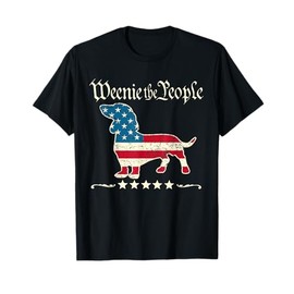 weenie the people dachshund 4th of july T-Shirt