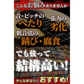 Phoenix Classic Guitar Strings, Set of 3, Includes Cleaning Cloth & Pick