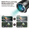 80x100 Monocular-Telescope High Powered for Smartphone Monoculars for Adults High