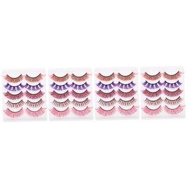 Ipetboom Creative False Eyelashes Five Curl Makeup Lashes for Daily Party Use Soft and Natural Look Easy to Apply Comfortable for Day Wear