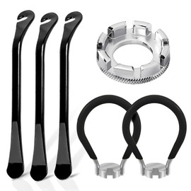 ZUYIST Spoke Wrench Bicycle, Tyre Lever Bicycle Metal and 10-15 Universal Spoke Tensioner Steel Nipple Tensioner Bicycle Tool for Maintenance and Adjustment of Bicycle Wheels