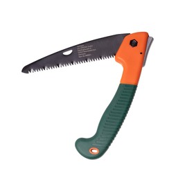 TerCasa® Folding Hand Saw, Garden Folding Saw with Safety Lock, Saw Blade Length 16 cm, Stainless Steel Saw Blade for Branch Work and Tree Care