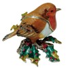Arora 6031 Craycombe Creations Robin Trinket Box, Multicolour, One Size