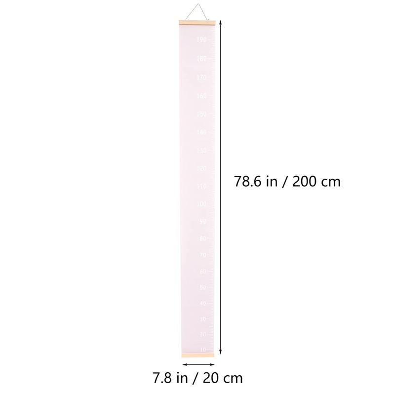 Kisangel Kids Growth Height Chart Canvas Wall Height Ruler Measurement