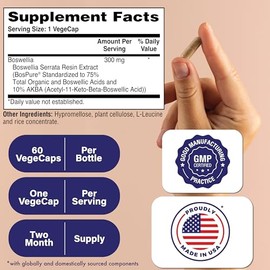 Health Tru Nutrition | Boswellia, 300 Mg, 60 Cápsulas