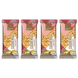 Peanut Bar, (Pack of 4). Imported From Ukraine. Peanuts and Caramel.