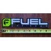 Fuel Off Road Sticker. Green