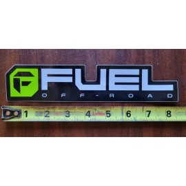 Fuel Off Road Sticker. Green