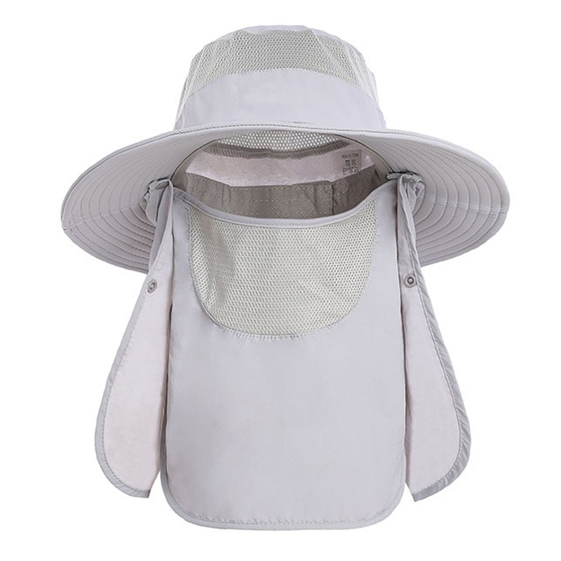 Sun Hat UV Protection Cap Wide Brim Nylon Breathable Quick