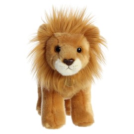 Aurora® Adorable Miyoni® Lion Stuffed Animal - Lifelike Detail - Cherished Companionship - Brown 10 Inches